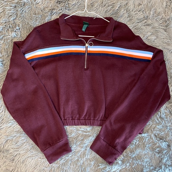 Retro Half Zip Sweatshirt